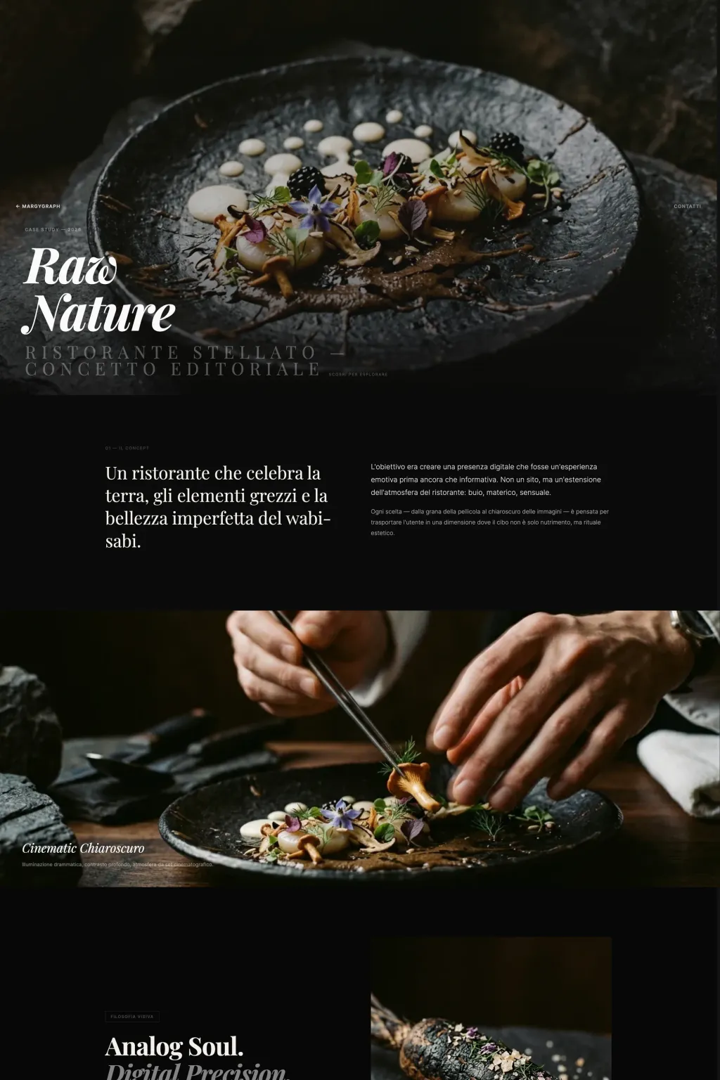 Raw Nature — website preview